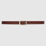 Reversible thin belt with rectangular buckle - Image 4